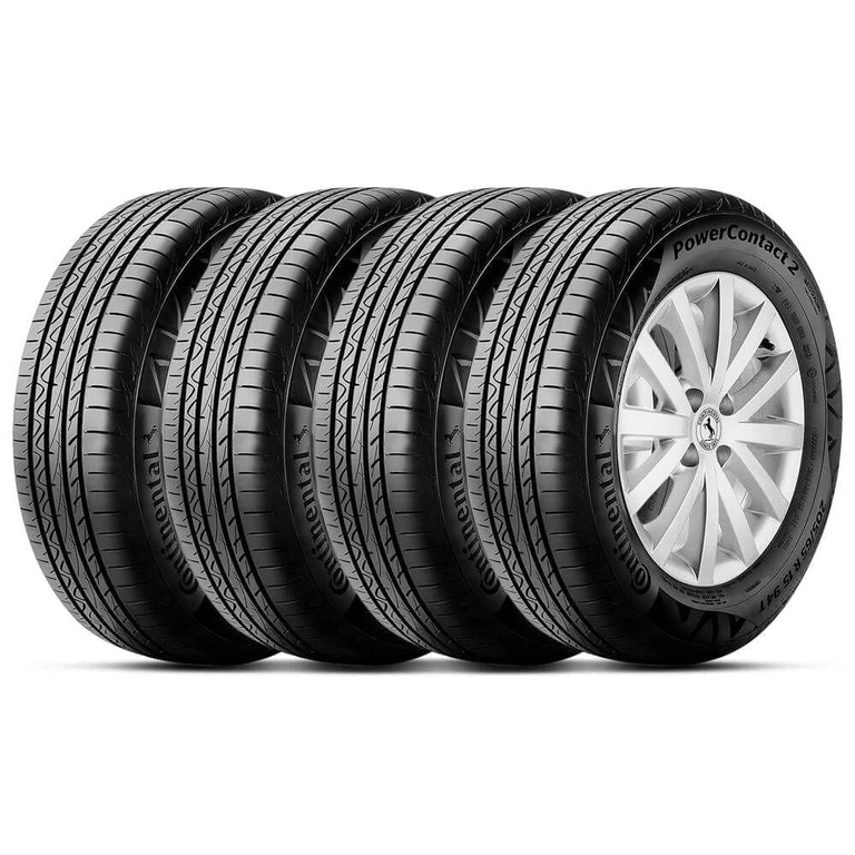 Kit 4 Pneu Aro 13 Continental 175/70r13 82t Powercontact2